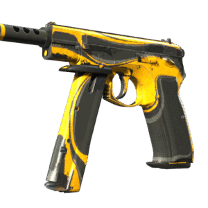 CZ75-Auto | Yellow Jacket (Battle-Scarred)