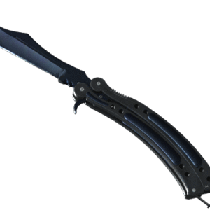 ★ Butterfly Knife | Blue Steel (Battle-Scarred)