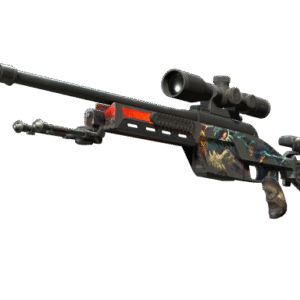 StatTrak™ SSG 08 | Dragonfire (Battle-Scarred)