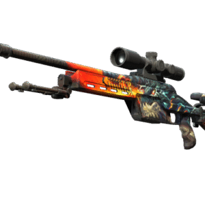 StatTrak™ SSG 08 | Dragonfire (Factory New)